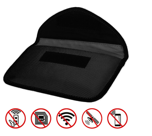 Anti-Tracking Signal Blocking Bag,Anti-radiation Wallet Phone Case for Cell Phone Car Key Protection