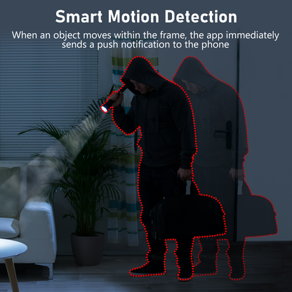 2K Baby Monitor Indoor,Home Security Camera with Two-Way Audio, 360° Rotation, IR Night Vision