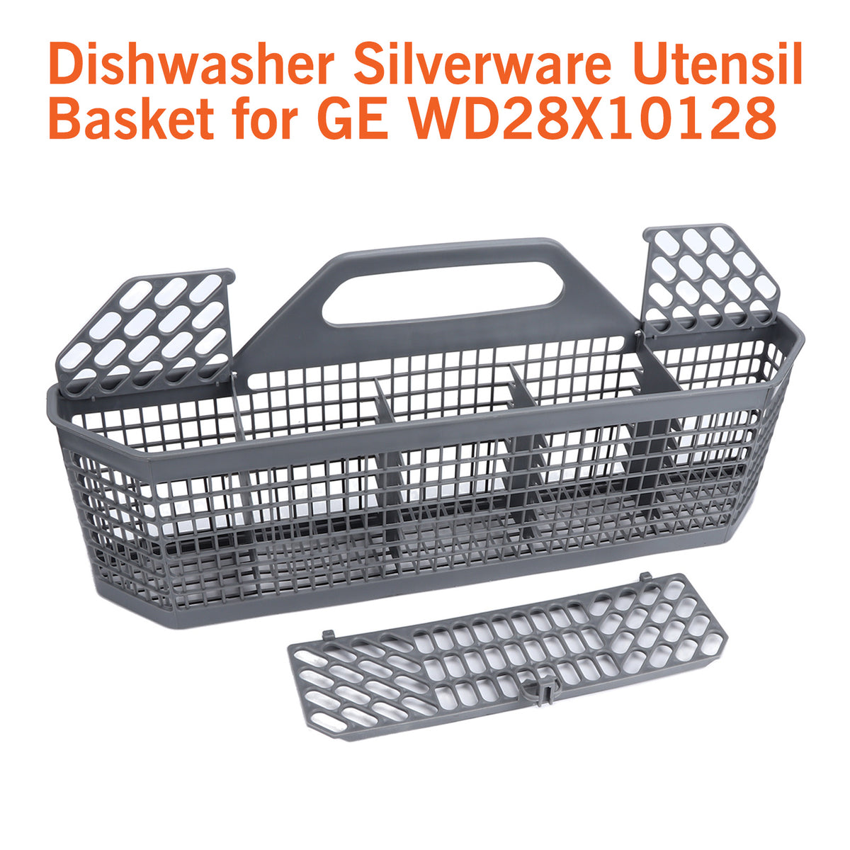 Universal Dishwasher Cutlery Basket, Dishwasher Utensil Silverware Basket Compatible for GE WD28X10128