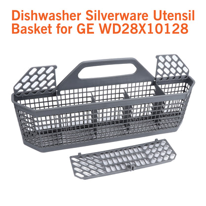 Universal Dishwasher Cutlery Basket, Dishwasher Utensil Silverware Basket Compatible for GE WD28X10128