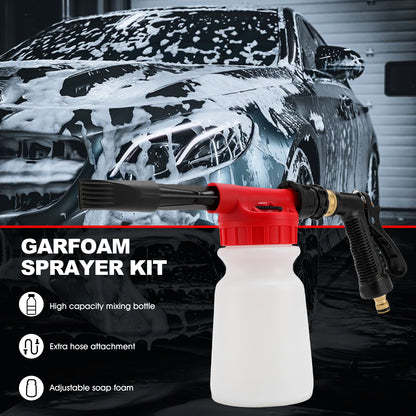 Foam Gun,Foam Cannon Pressure Washer Quick Connect to Most Garden Hose for Home and Car