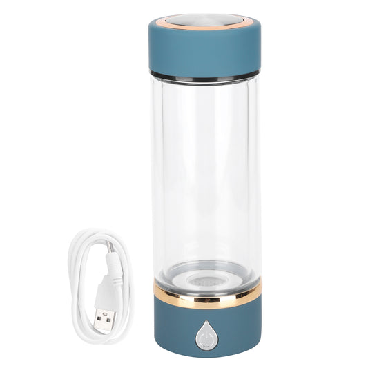 OTVIAP Hydrogen Water Generator,Hydrogen Water Bottle Generator USB Portable Hydrogen Water Maker Machine 380ml Blue,Hydrogen Water Ionizer