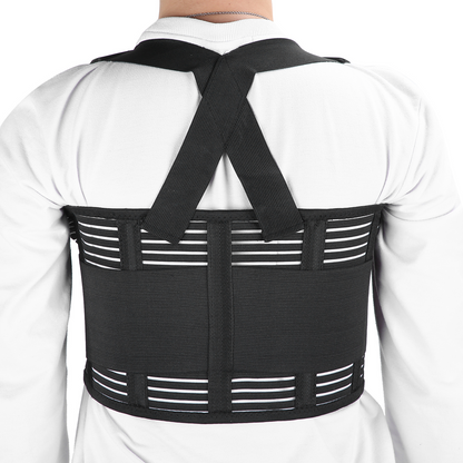 Rib and Chest Support Brace, Broken Rib Brace, Breathable Rib Belt for Sore or Bruised Ribs Support, Sternum Injuries, Dislocated Ribs Protection, Pulled Muscle Pain