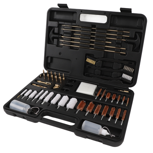 58 Pieces Gun Cleaning Kit, Universal Gun Cleaning Kit for All Caliber Pistol Rifle Handgun Shotgun, Hunting Cleaning Kits with Brass Rods and Tough Carrying Case, Gun Accessories Gifts for Men