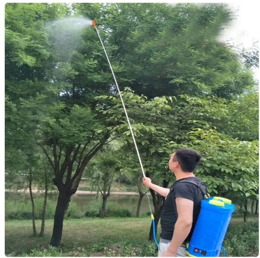 Fyydes 2.6m/102in Stainless Steel Extension Spray Pipe Tool for Garden Green Space,Spray Pole