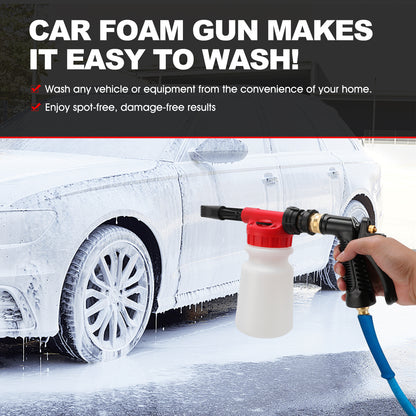 Foam Gun,Foam Cannon Pressure Washer Quick Connect to Most Garden Hose for Home and Car