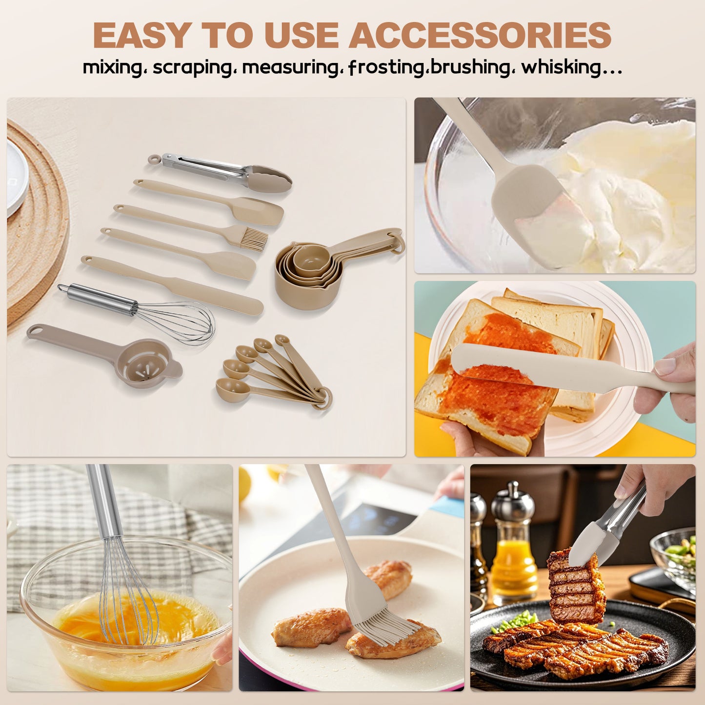 Mixing Bowls with Airtight Lids, 32Pcs Stainless Steel Nesting Non-Slip Bottoms Mixing Serving Bowls Set wtih 3 Grater & Tools Gadgets, 7/4/2.5/2.5/1.5/1QT Metal Salad Bowls for Mixing & Serving