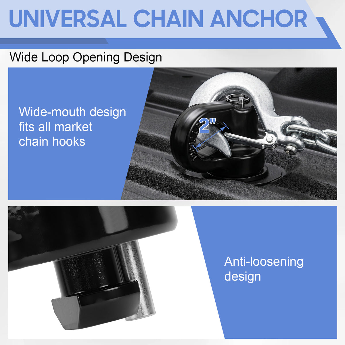 Gooseneck Trailer Hitch Ball Replacement Fit for Ford F250 F350 F450 2013-2026,for Chevy, Ford, GMC, Nissan,2-5/16" Ball Up to 38K lbs GTW/ 9500 lbs VTW