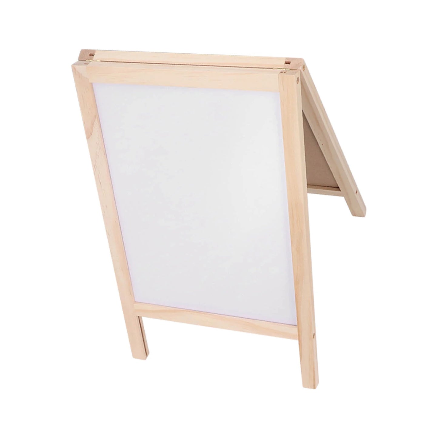 Double Sided Easel,Kids Easel Double Sided Foldable Standing Large Painting Space Poplar Structure Wooden Easel 25x40cm with Accessories,Wooden Easel