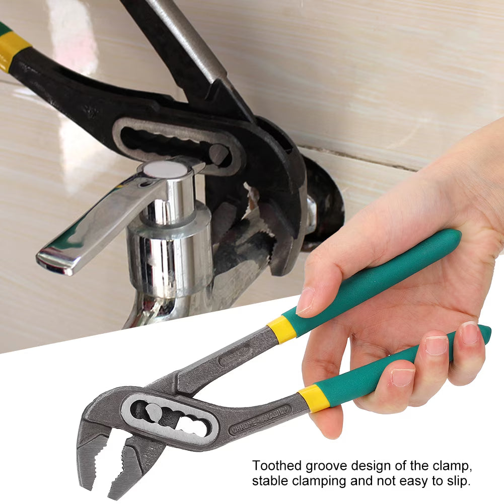Plumber Pipe Wrench, Plumbing Stable Comfortable Sturdy Steel For Connector For Screw For Nut 8in,10in,12in