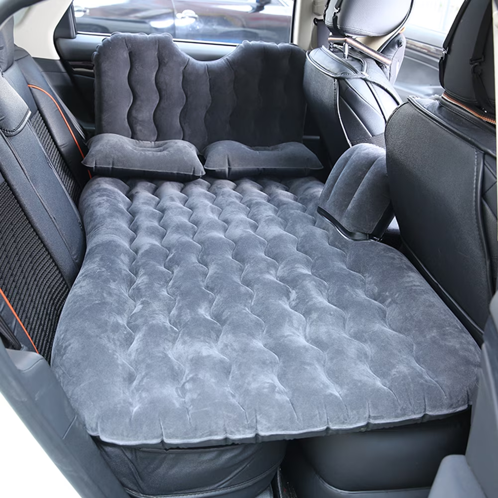 Inflatable Mattress Indoor Outdoor Camping Travel Car Back Seat Air Beds Cushion, Car Inflatable Bed Mattress