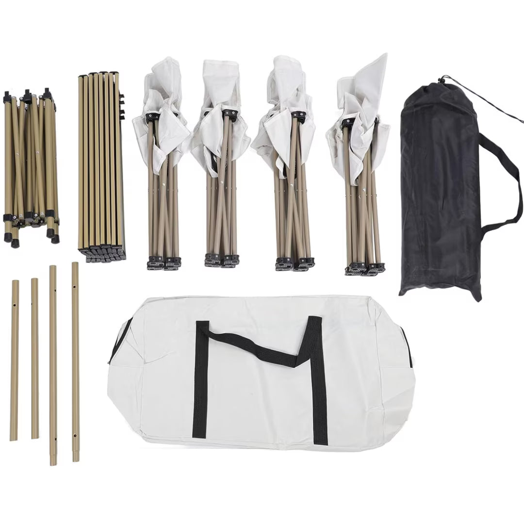 Camping Table with 2 Chairs, 3 Piece Outdoor Folding Table and Chairs Set, Portable Outdoor Camping Picnic Chairs and Table with Fold Up Tabletop and Carry Bag for Outdoor Fishing Hiking Beach Picnic