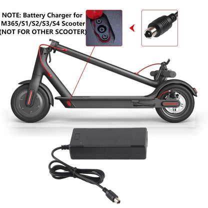 Eotvia Electric Scooter Charger, 42V 2A Battery Charger for M365/S1/S2/S3/S4 Scooter(NOT FOR OTHER SCOOTER), for Professional Outdoor Scooter Scooter Lovers