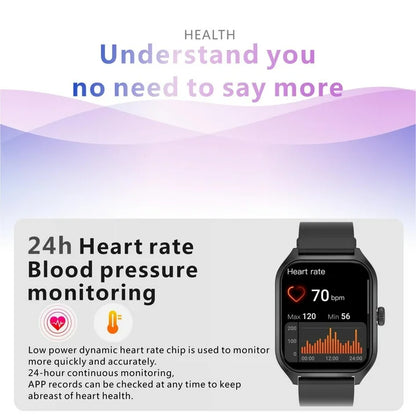Smart Watch for Women Men, 1.96" Smartwatch (Answer/Make Call) for Android & iOS, Fitness Tracker with 100+ Sport Modes, IP67 Waterproof Activity Tracker Sleep Monitor/Pedometer/Calories, Pink
