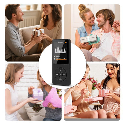 16GB MP3 Player with Bluetooth 5.3, HiFi Music Player Built-in Speaker & Headphone Jack, Expandable 128GB, Portable Digital Audio Player w/ E-Book, Voice Recorder, Clock for Sports, Commute, Gifts