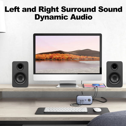 80W Active Bookshelf Speakers, Home Bluetooth 5.3 Wireless Speaker with 3 inch Woofer, Stereo Studio Monitor Speakers, Bass & Treble Adjust TV Speakers with USB/Optical/AUX Input for PC, Black