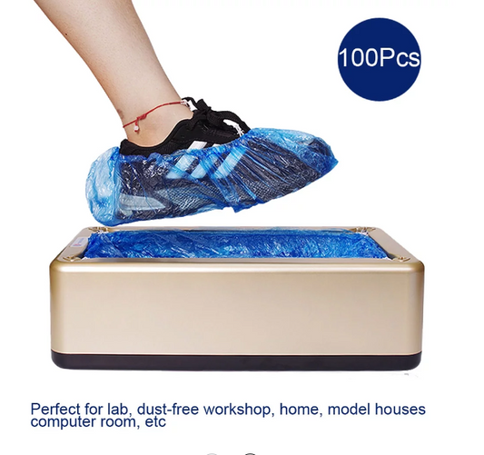 100Pcs Portable Blue Shoe Cover, Shoe Cover, For Automatic Shoes Machine Home Use