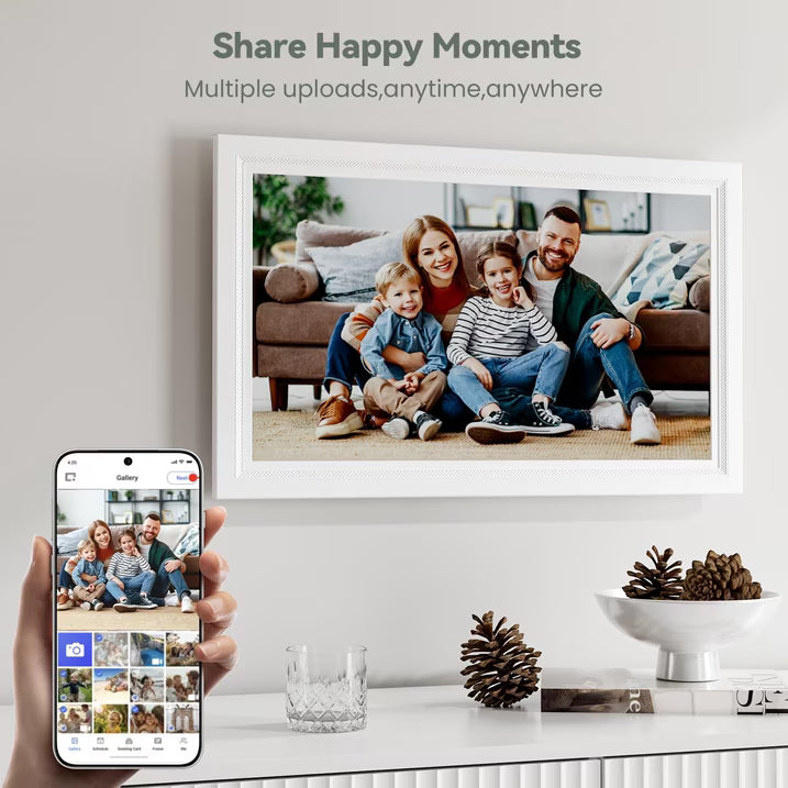 15.6 inch Wall Planner Digital Calendar & Chore Chart, WiFi Smart Touchscreen Interactive Display for Family Schedules/Meal Planner, Display Digital Calendar Great Gifts for Organizing Your 2026 Year