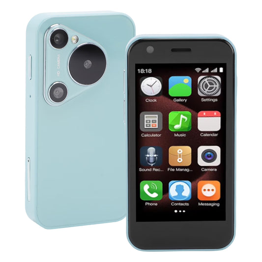 Mini Phone 3.0" HD TouchScreen Mini Smartphone ﻿Quad Core 2GB RAM 16GB ROM, 3G Unlocked Android Compact Mobile Phone for Students Pocket Cell Phone Support WiFi Bluetooth MP3 MP4, Green