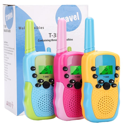 3 Pack Walkie Talkies for Kids Long Range, 22 Channels 2 Way Radio Toy with Flashlight and LCD Screen, 3 Miles Range Walkie Talkies for Kids Adults Outside Adventures, Hiking, Camping, Birthday Gifts