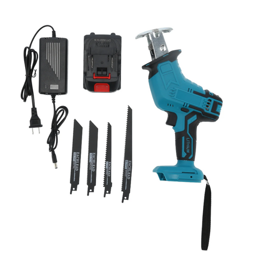 Reciprocating Saw Electric HandHeld Cutting Tool Set Kit for Metal Wood Plastic