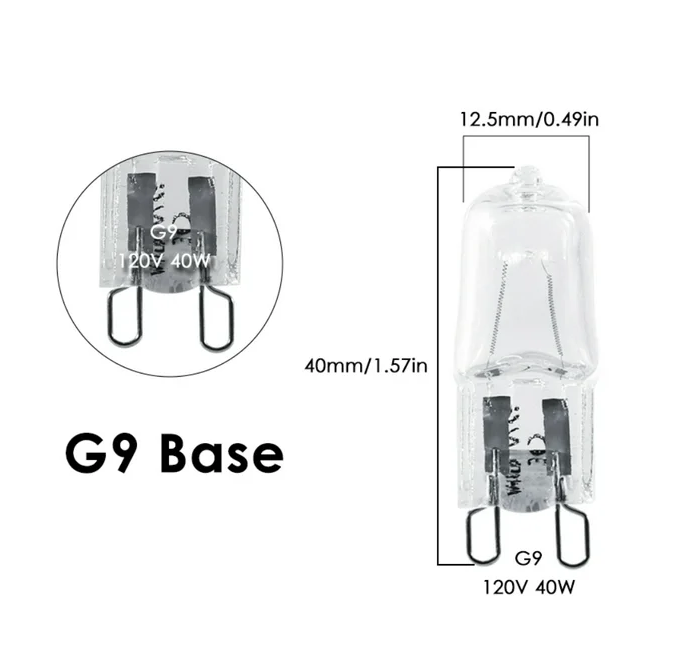 10Pack 120V 40W G9 LED Light Base Bulbs Lamp for Chandeliers for Home Lighting