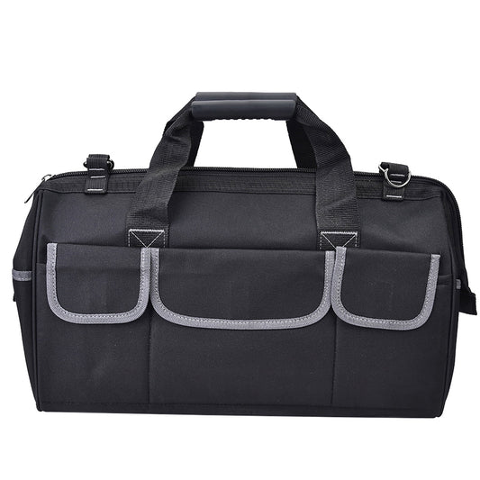 19 Inch Tool Bag， Shoulder Straps Large Water Proof Tote Bag For Tool Storage
