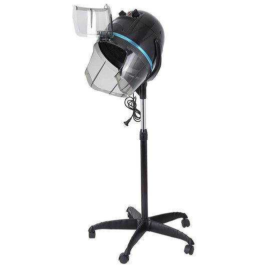 Ymiko Stand Hair Dryer Adjustable Hooded Floor Hair Bonnet Dryer Salon Hair Styling Tool US 110V, Adjustable Hooded Floor Dryer, Salon Hair Styling Tools