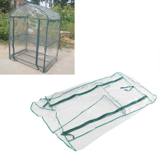 Gupbes Greenhouse Tent, Portable PVC Plant Green House, Mini Warm Flower Plants Waterproof Plant Cover for Outdoor, Indoor Gardening Planting(Without Iron Stand)
