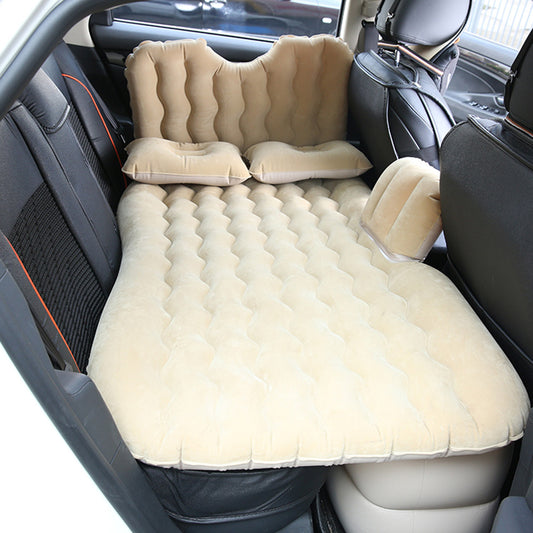 HERCHR Car Inflatable Mattress, Air Mattress,Inflatable Bed Mattress Indoor Outdoor Camping Travel Car Back Seat Air Beds Cushion
