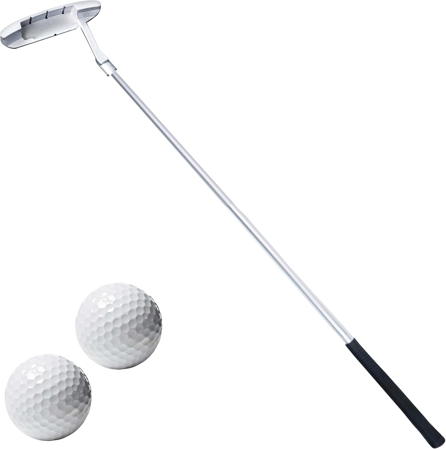 Golf Putter Set with 2 Balls Putting Cup for Travel Indoor Putting Practice Portable Putter Kit Fits for Right Handed