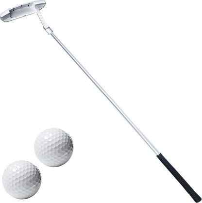 Golf Putter Set with 2 Balls Putting Cup for Travel Indoor Putting Practice Portable Putter Kit Fits for Right Handed