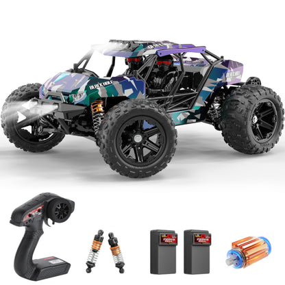 RC Cars for Adults Kids 60KM RTR 1/14 Military RC Trucks 390 Brushed Motor 4X4 Off Road Remote Control Car Toy for Boys Girls Gift All Terrain Fast RC Monster Truck with 2 Li-ion Batteries