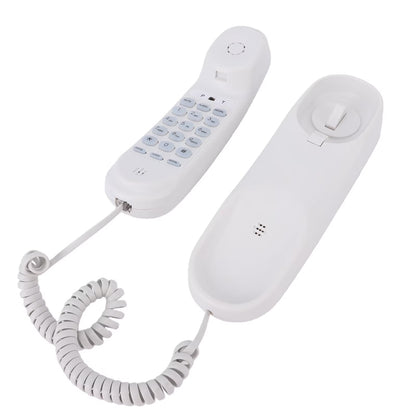 Slimline Wall-Mountable Basic Corded Telephone No AC Power Required