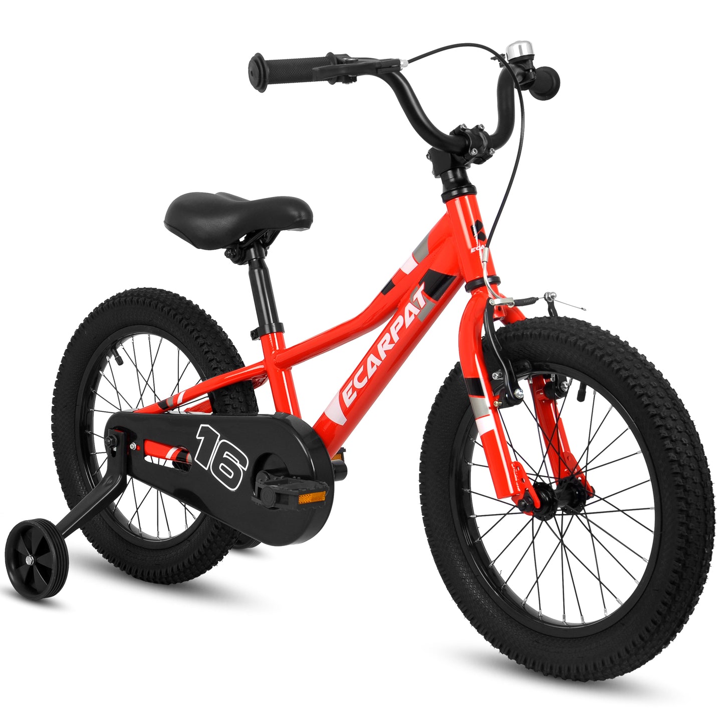 A16117 Kids' Bike 16 Inch Wheels, 1-Speed Boys Girls Child Bicycles For4-7Years, With Removable Training Wheels Baby Toys, Front V Brake, Rear Holding Brake