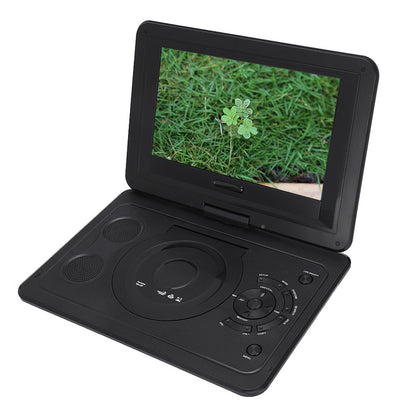 13.9inch Portable DVD Player, 10.1" Swivel Screen, Built-in Rechargeable Battery Car DVD Player for Kids, Support CD/DVD/SD Card/USB/Connect TV, Remote Control, Black