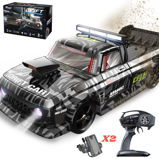 1:12 RC Cars,High Speed Drift Car, 4WD RC Truck,35KM/H Race Car with Gyro 2Pack USB Rechargeable Battery,Playing Up to 40 Minutes