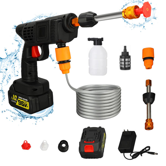 12000mAh High Pressure Washer Multifunctional Portable Cordless High Power Washer Gun