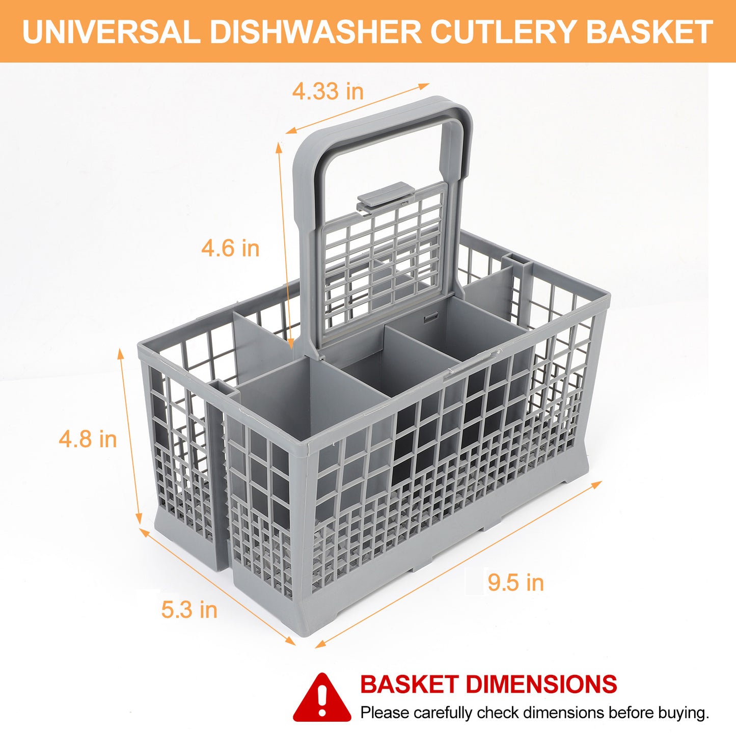 Dishwasher Basket, Firm Multipurpose Universal Cutlery Basket Dishwasher For Multipurpose Dishwashers