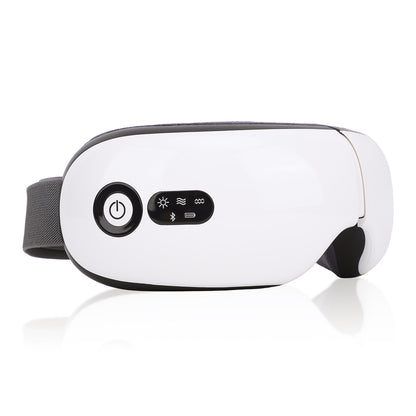 Eye Massager with Heat, Compression & Vibration for Eye Strain Relief, Bluetooth Music, Sleep Aid, Gifts for Women Men