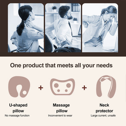 Shoulder and Neck Massager with Heat, Cordless Full Body Shiatsu Deep Tissue 6D Kneading Back Massager for Men Women