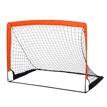 4 x 3FT Kid Soccer Goals for Backyard, Portable Pop Up Soccer Goal Training Equipment,Indoor and Outdoor Soccer Nets for Kids Youth Toddler Sports Games