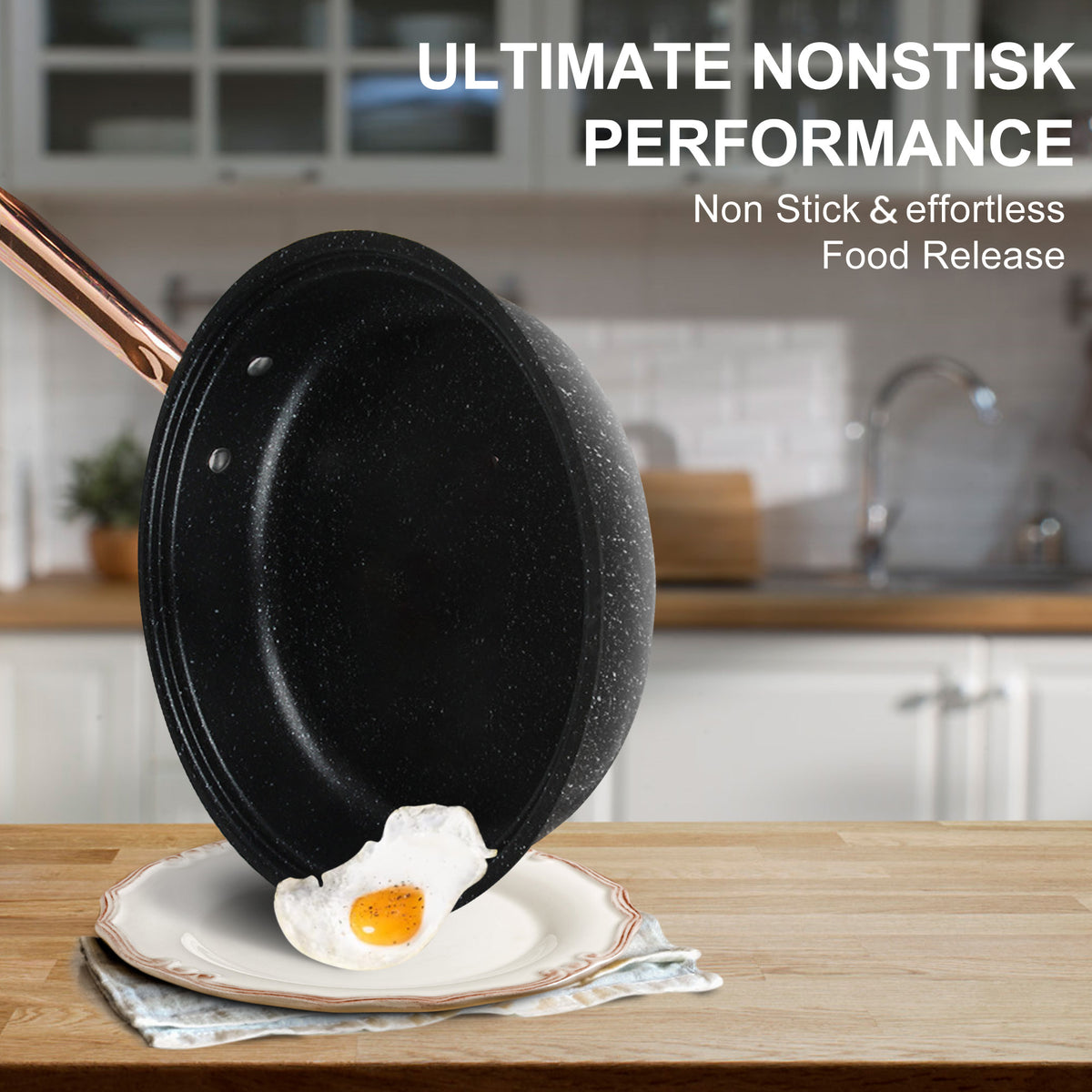 8 Piece Nonstick Pots and Pans Set, Kitchen Cookware Set, Kitchen Pots and Pans Set with Glass Lid for Cooking