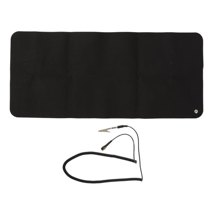 Grounding Mat For Bed Grounding Pad 11.81" X 26.77" For Improves Sleep, Joint Pain For Anxiety, Black