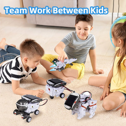 7-in-1 Solar Robot Building Kit for Kids Aged 8-13, Educational Science Building Experiment Kits, Space Science Kits STEM Toys for 8 9 10 11 12 Years Old Boys Girls Teens Christmas Birthday Gifts
