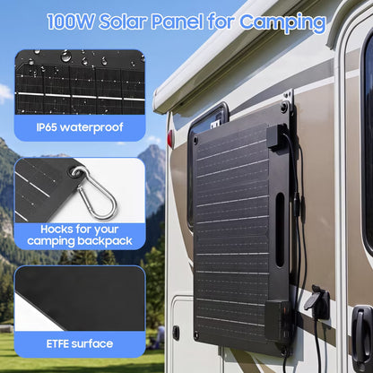 30W 12Volt Solar Trickle Charger Maintainer Kits, Built in Charge Controller, Alligator Clips, 2 USB Port, Portable 24V Solar Panel Car Battery Charger for Car, Motorcycle, Truck, Tractor, Boat