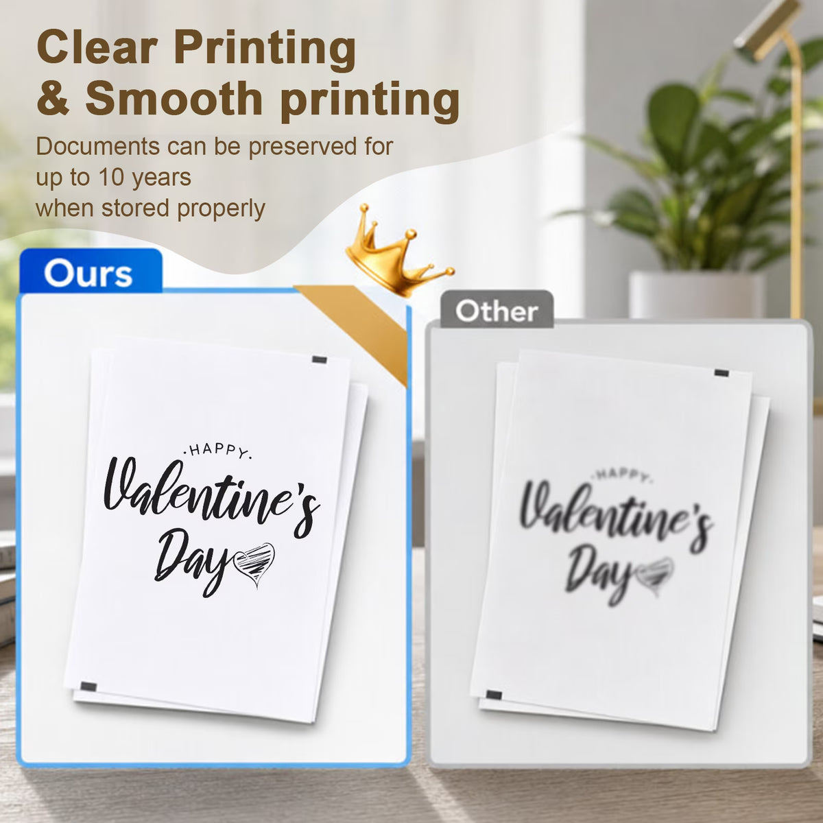 100 Sheets A4 Thermal Paper (Folded), 8.27x11.69' Thermal Paper(210 x 297 mm) for Portable Thermal Printer, Compatible with No Ink Printer, for Travel or Home Work, Printing Contract, Picture, etc