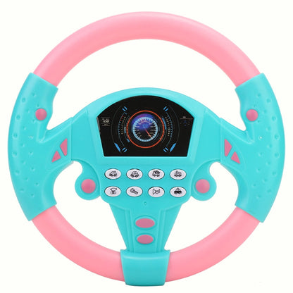 Steering Wheel Tool, Music Toy Copilot Steering Wheel Tool  for Baby Kid Children