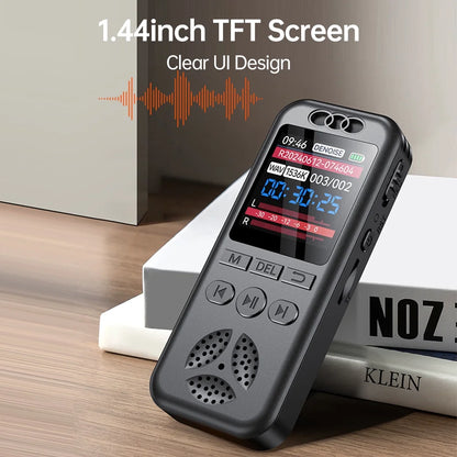 64GB Digital Voice Recorder with Playback, 4000 Hours Audio Recording Device, Voice Activated Recorder with Noise Reduction, A-B Repeat, MP3 Player and Password for Lectures Meeting/Classes/Interview