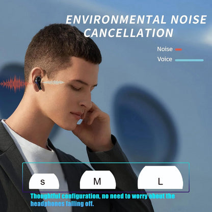 Language Translator Earbuds Support 140+ Languages Two-Way Translator Device, Wireless Bluetooth Earbuds with LED Power Display, Voice Translation for Travel Business Learning Gaming Sports